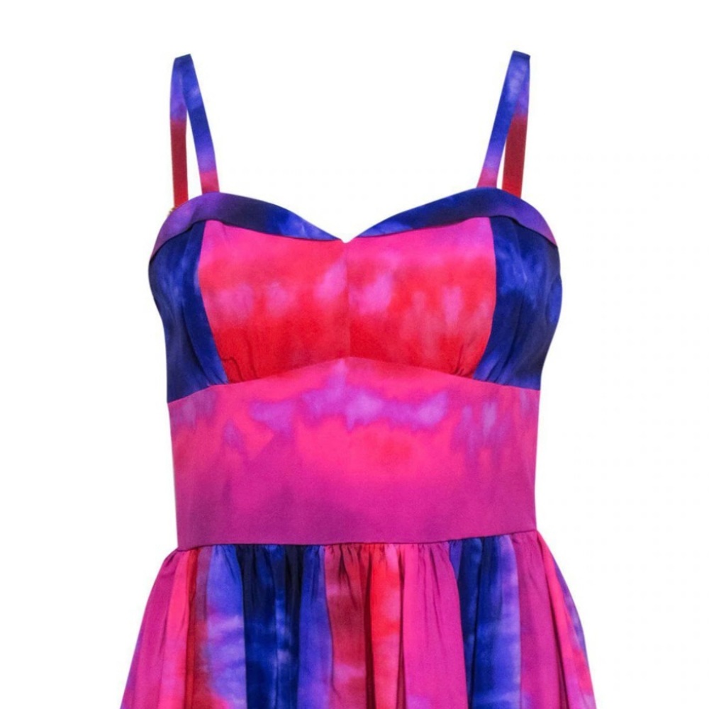 Amanda uprichard Size Small cocktail dress bright pink and purple